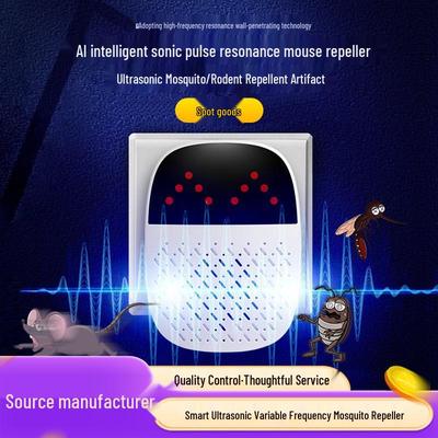 AI-Enhanced Ultrasonic Mouse and Mosquito Repeller with High-Power Sound Waves.