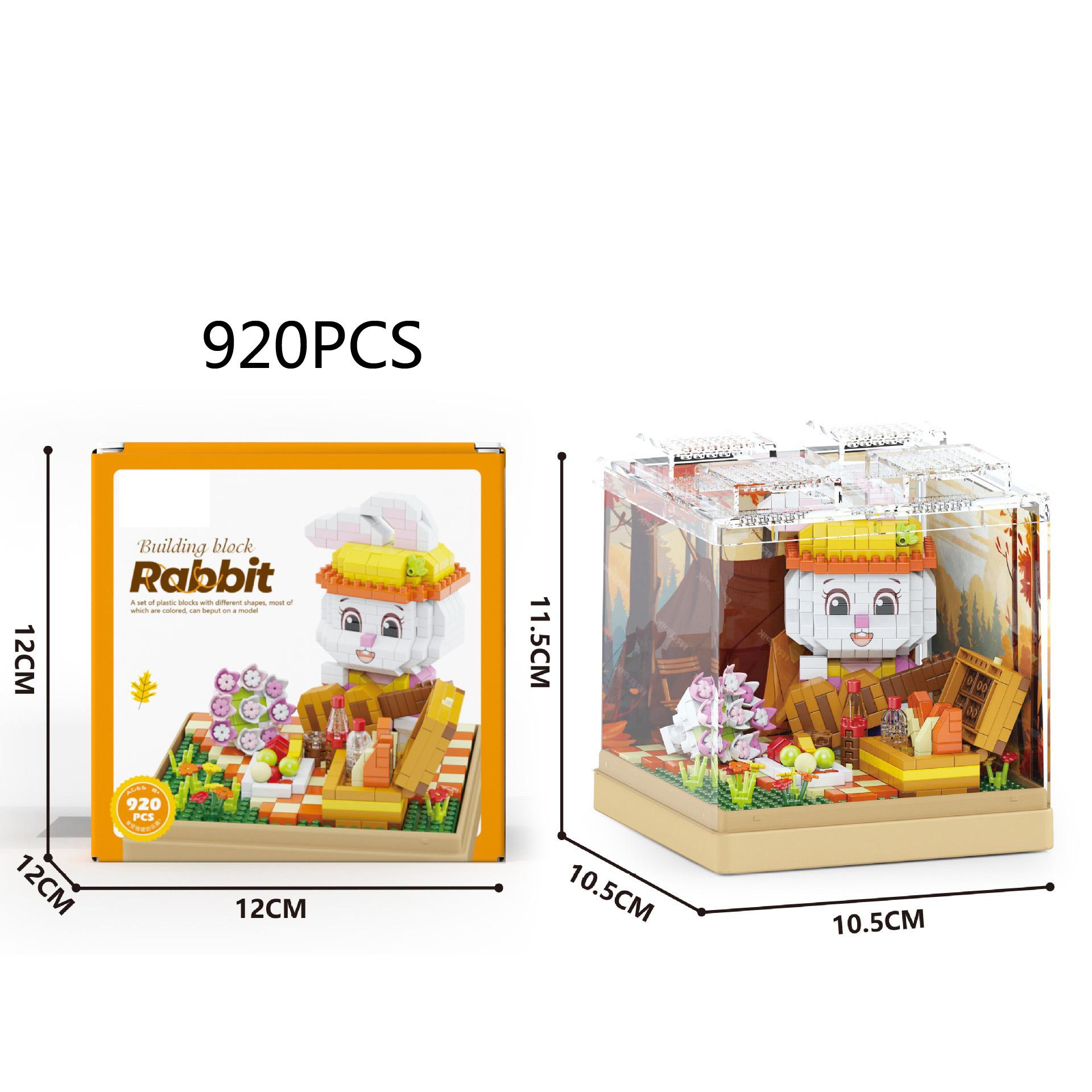 

Милый мультяшный животный микро-алмазный строительный блок Кролик Панда Медведь Овца Сцена Нанокирпичи 3D Стеновые Кирпичи Игрушки Для Детей Подарки