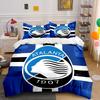 Set Biancheria da Letto Blu Atalanta 1907 Set Copripiumino Copripiumino Federe (1 * Copripiumino 2 * Federe, senza piumino)
