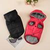 Dogs Thermal Hoodie Fleece Lined Dog Jacket with Hood Button Closure Warm Puppy Winter Coat for Small Medium Dogs
