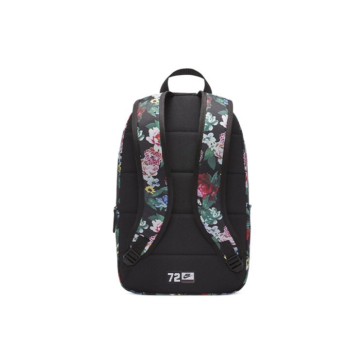 Nike Heritage Printed Polyester Backpack Unisex Backpacks Black DB4715-010
