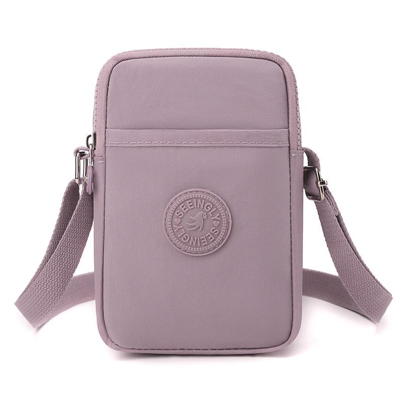 Women's Crossbody Bag Nylon Commuter Coin Purse Multi-Compartment Mobile Phone Bag