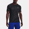Under Armour Rush 2.0 Solid Logo Crew Neck T-Shirt Men Tops Black 1370318-001
