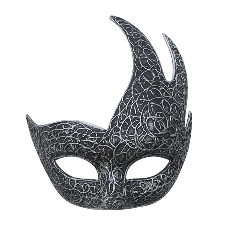 

Retro Masquerade Mask Mardi Gras Mask Venetians Party Mask Half Face Mask for Halloween Ball Cosplay Performances Props