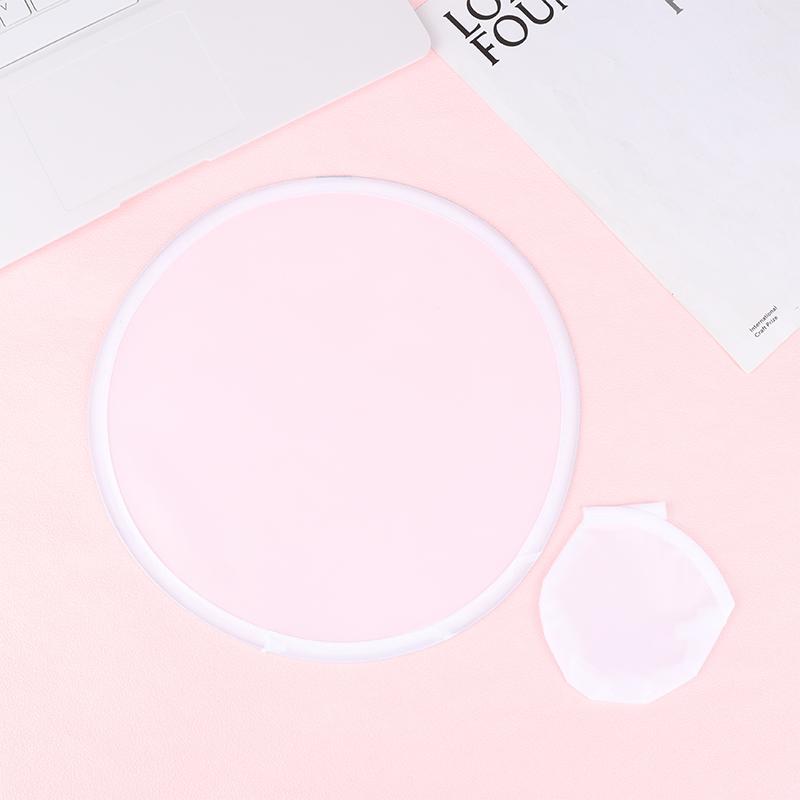 Přenosné skládací barevné kapesní skládací ventilátory s létajícím diskem pro letní venkovní hračky, dárky pro párty