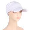 Classy Summer Sunscreen Turban Cap Headband Solid Color Hair Wrap Nursing Cap Headwear Sleeping Cap for Friends