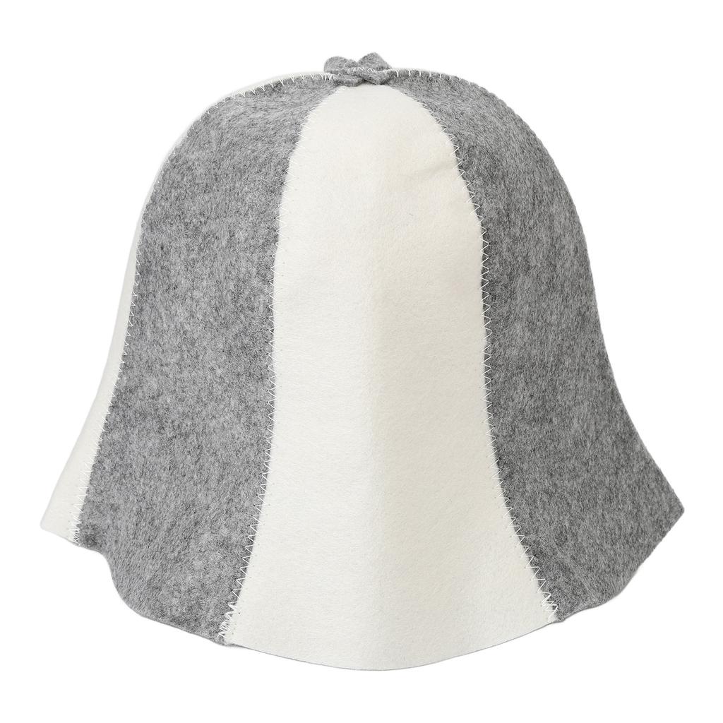 Sauna Hat Water Absorption Breathable Head Protection Felt Sauna Cap Bath Hair Hat for Men Women
