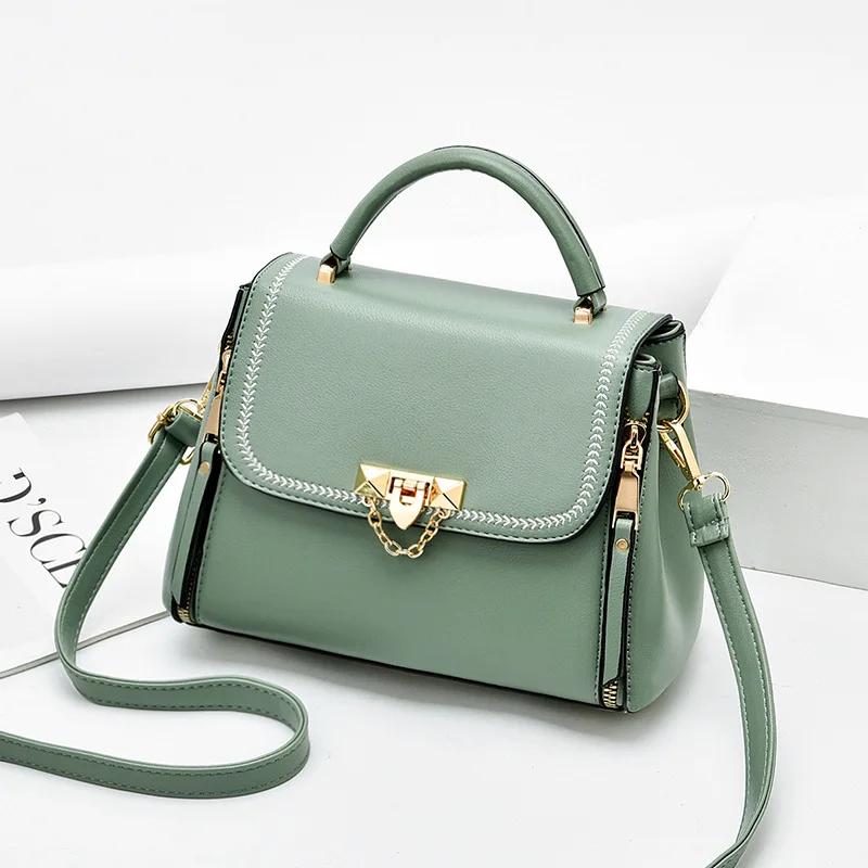 Crossbody Bag New Square PU Leather Women's Designer Handbag Pattern Shoulder Messenger Bag Sac Main Femme Purses and Handbags