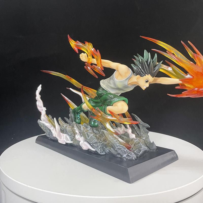 18cm HUNTER×HUNTER PG Killua Zoldyck GON·FREECSS Statue PVC Actionfigur Anime Figur Modell Spielzeug Dekoration Sammlung Kindergeschenk