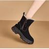 New Platform Martin Boots Women's 2025 New Large Cotton Shoes Mother Short Boots Velvet Warm Snow Boots Non-slip