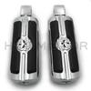 Motorcycle Accessories Gear Skull Footpegs For Passenger 2018-later Softail Fat Boy FLFB Fat Bob 2020-later LiveWire