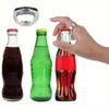 Flaschenöffner mit Edelstahlring, tragbarer, langlebiger Soda.