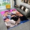 Tappeto Kpop B-BTS Gruppo di Moda Tappeto Stella per Sala Giochi Camera da Letto Soggiorno Divano Decorazioni per la Casa, Tappeto per Area Bambini Tappetino Antiscivolo