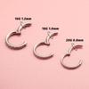 1 Stück G23 Titan Nasenring 16G 18G 20G Klappbares Septum Clicker Segment Ohr Tragus Knorpel Helix Daith Lippe Körper Piercing Schmuck