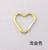 Outdoor Carabiner Clip, Heart Shaped Climbing Hook for Hiking