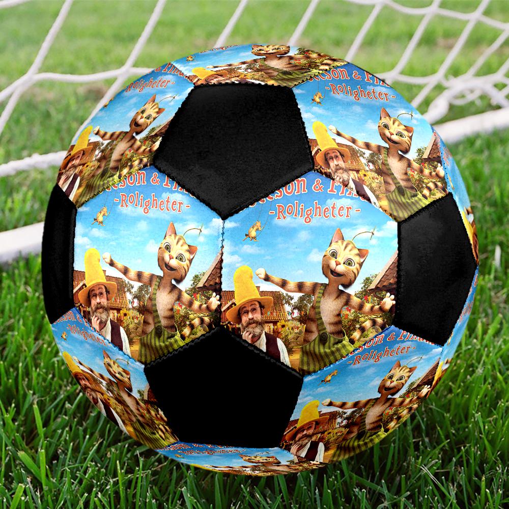 Pettson and Findus Theme Size 5 Soccer Ball, Suitable for Both Indoor and Outdoor Matches, a Gift Suitable for Everyone.
