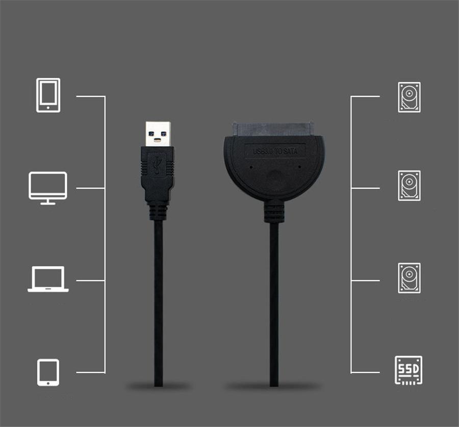 USB3.0 to SATA Hard Disk Drive Cable 2.5 Inch / 3.5 Inch Universal
