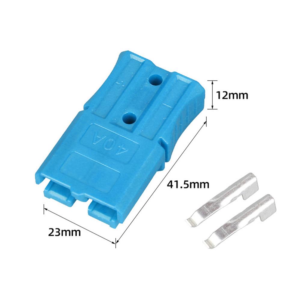 2Pcs For Anderson 40A Connector Amp Plug Terminal Forklift Battery Connector Wire & Cable Connectors