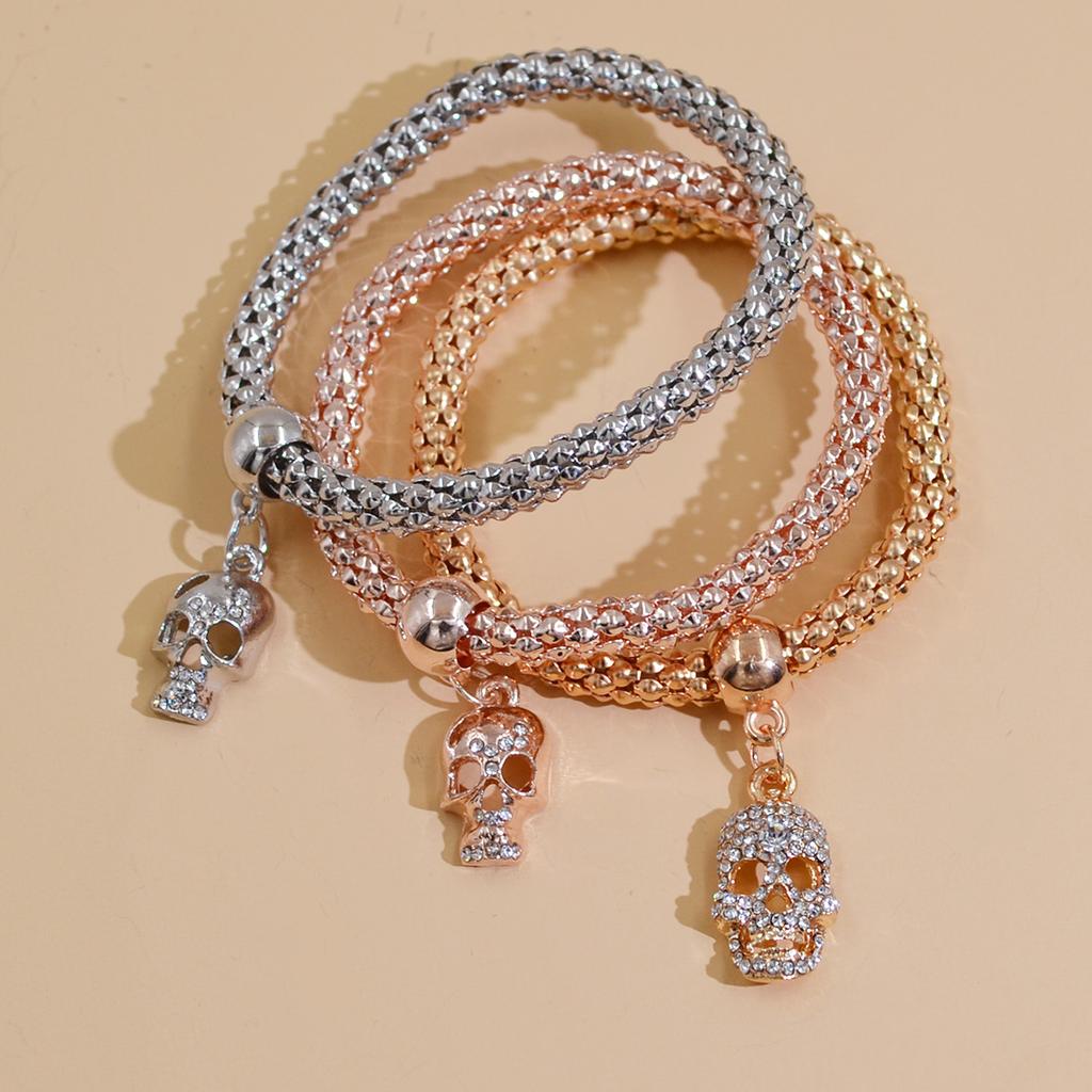 Bracelet Tendance Design Mode Femme 3 Pièces Accessoires Zircon Adapté pour Rendez-vous, Fête, Festival Cadeaux