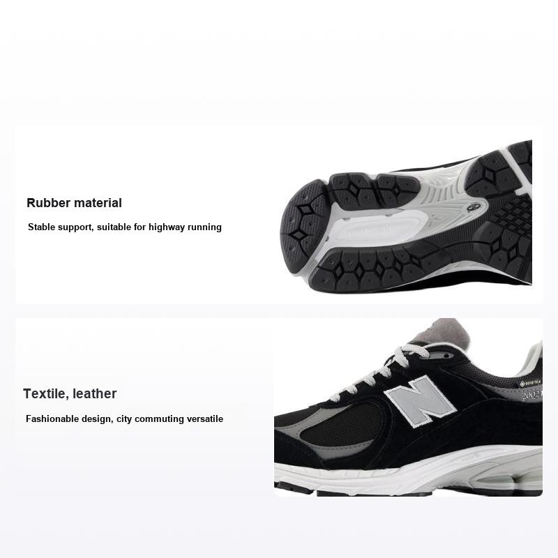 Кроссовки унисекс New Balance 2002R GORE-TEX черно-серые M2002RXD 42.5