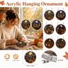 2D Acrylic Hanging Ornament Set for Daily Home Decor and Holiday Party Decoration