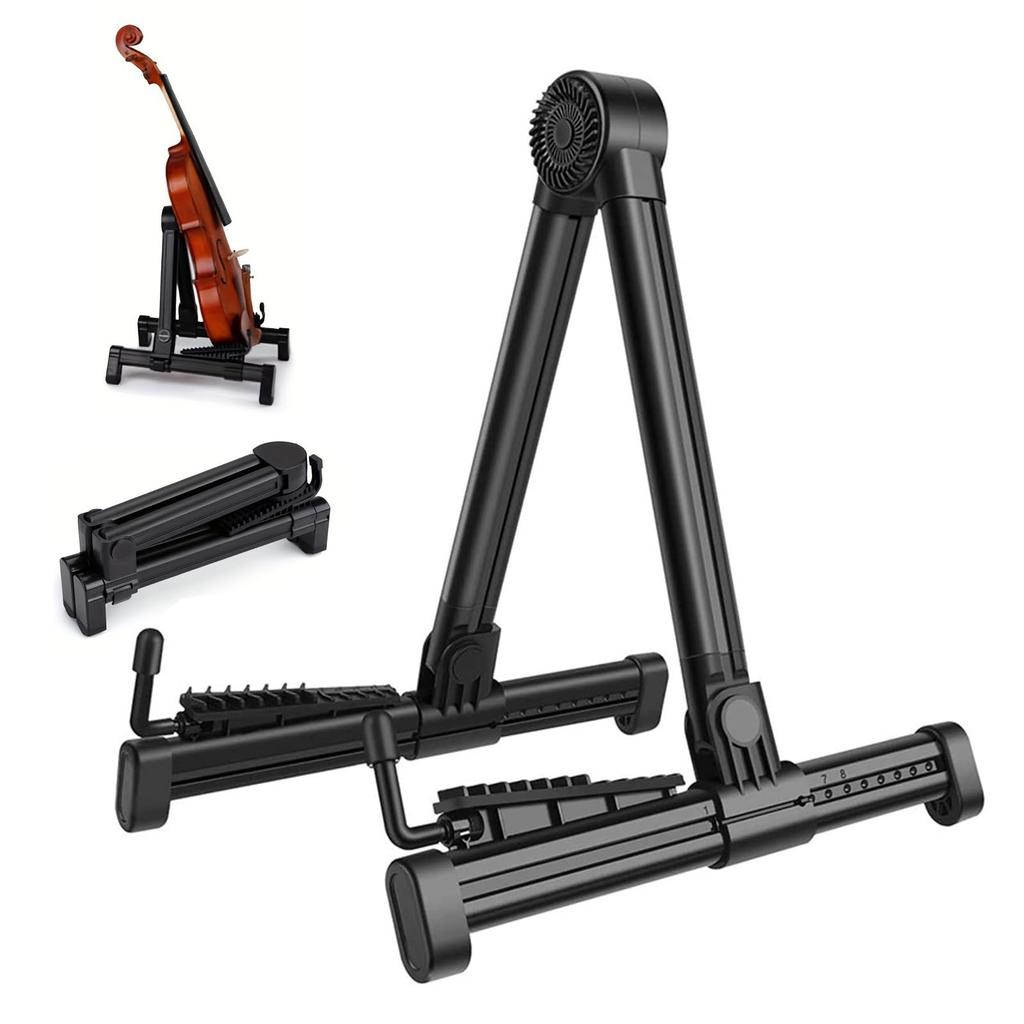 Miwayer-Faltbare Leichte Gitarrenständer, Universelles ABS-Instrument für Klassische Akustik-E-Bass, Banjo, Tragbare Ukulele