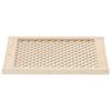 Cabinet Doors 2 Pcs Grid Design 59.5 X 69 Cm Solid Pine Wood
