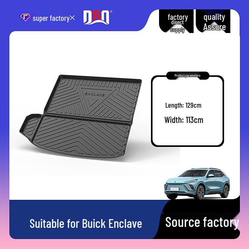 

Compatible Trunk Mat for Buick Envision, Enclave, Envision Plus, and Envision S Models TPE Trunk Mat