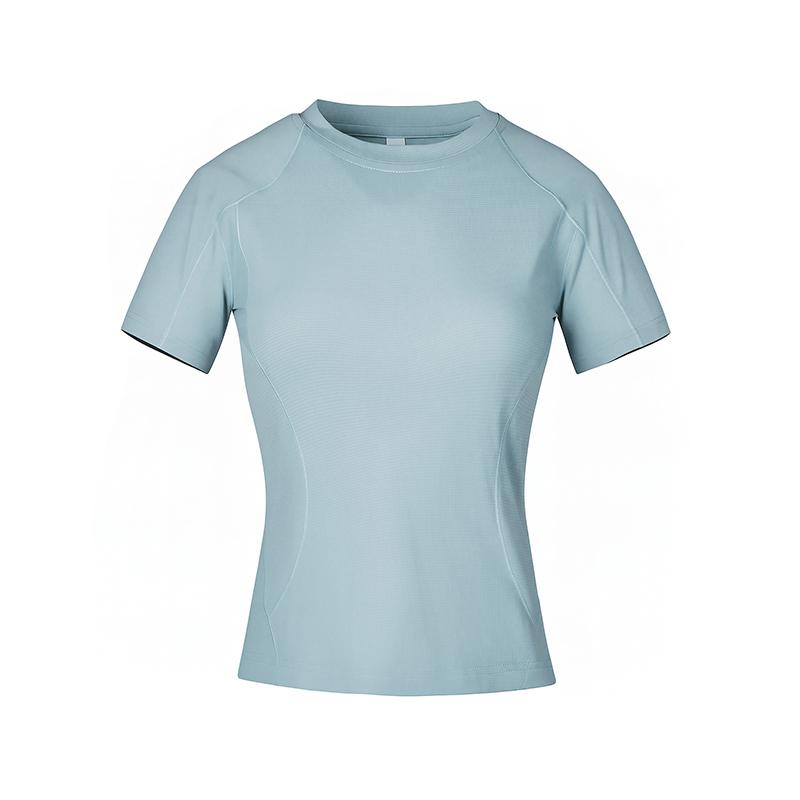 Sommer Freizeit Sport T-Shirt, Schnelltrocknende Kleidung, Damen Sommer Outdoor Wandern Kurzarm T-Shirt