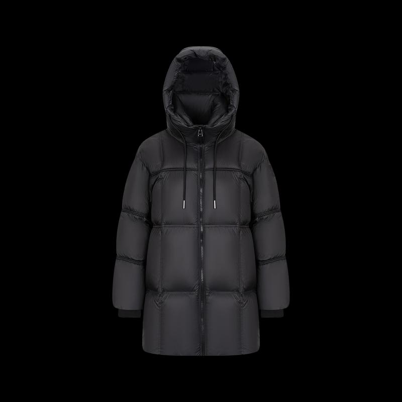 Ailaiyi Women's Hooded Down Jacket with Detachable U-Pillow