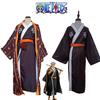Trafalgar D Water Law Cosplay Costume Premium Quality Kimono Robe For Halloween Carnival