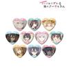 TV Anime "My Neighbor, Arya-san, Who Sometimes Whispers in Russian" Trading Scene Heart-Shaped Can Badges, Box of 10