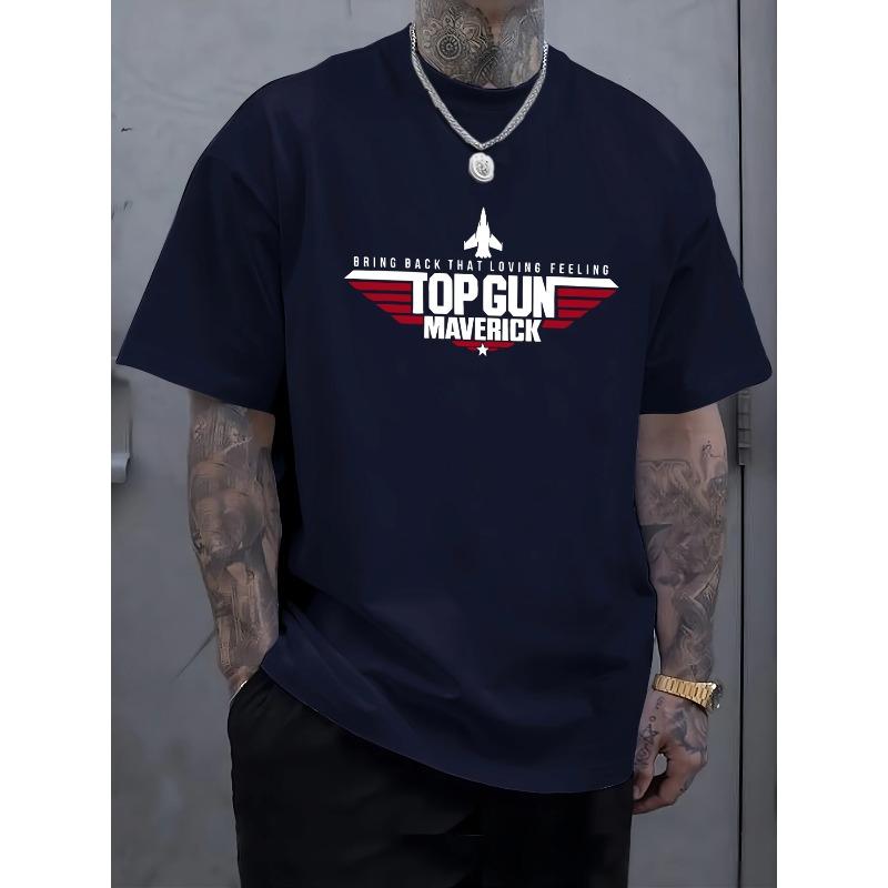 Top Gun Maverick Printing T Shirts Man Cotton Fashion T-Shirt Unisex Casual Oversize Clothes Soft Summer Trendy Street Tops