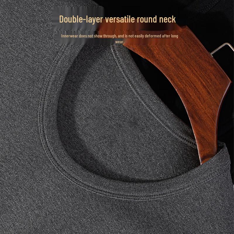 Langsha Men's Pure Cotton Thermal Underwear Set