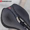 KOCEVLO Full Carbon 3D Printed Bicycle Road Mountain Bike Saddle Hollow Breathable Comfortable Racing Seat