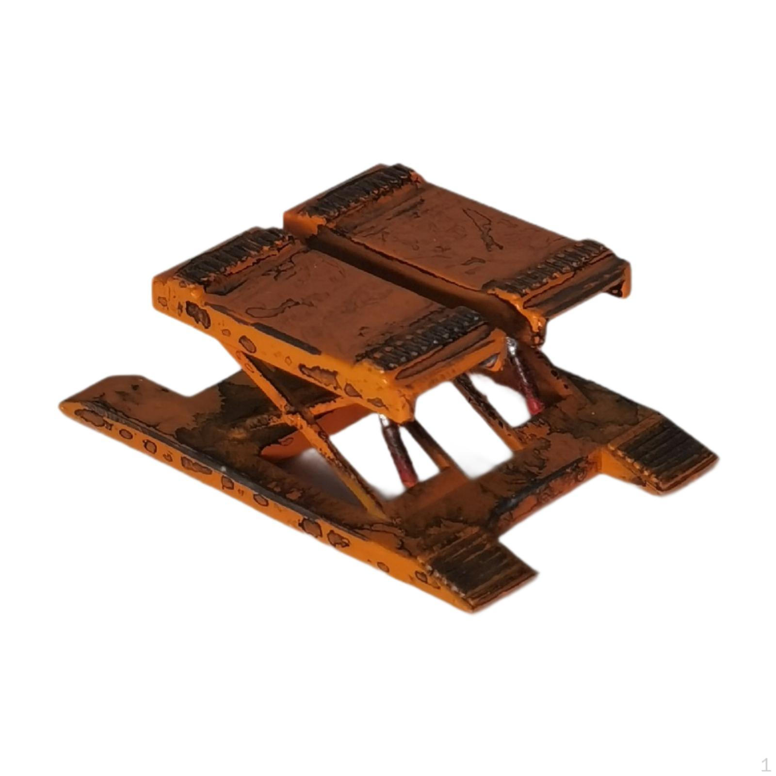 1: Масштаб 64 Модель подъемника 1/64 Автомобильный гараж Подъемник Компактное украшение Коллекция Симулированная миниатюра