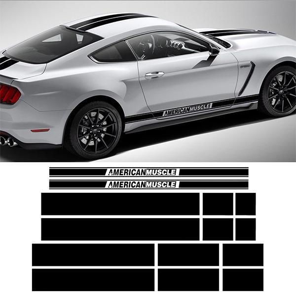 Ford Mustang American Muscle Car Hood Sticker