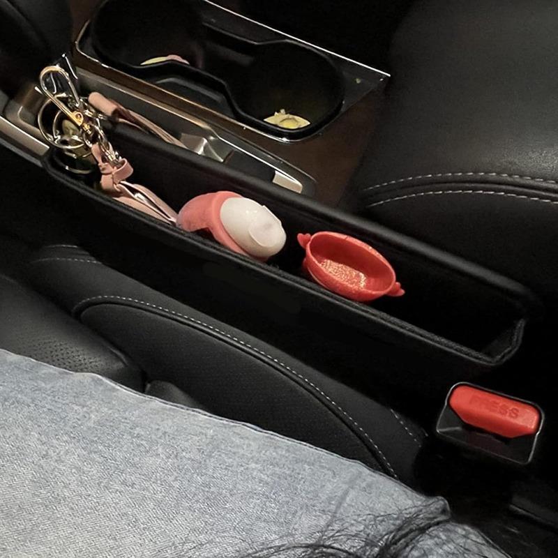 Leather Car Seat Gap Filler Organizer and Storages Automotive Accessories Universal for Car SUV Truck Fill The Gap
