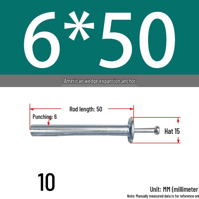 Aluminum Rivet Insert for Gantry Frame with Expansion Bolt and Wall Plug