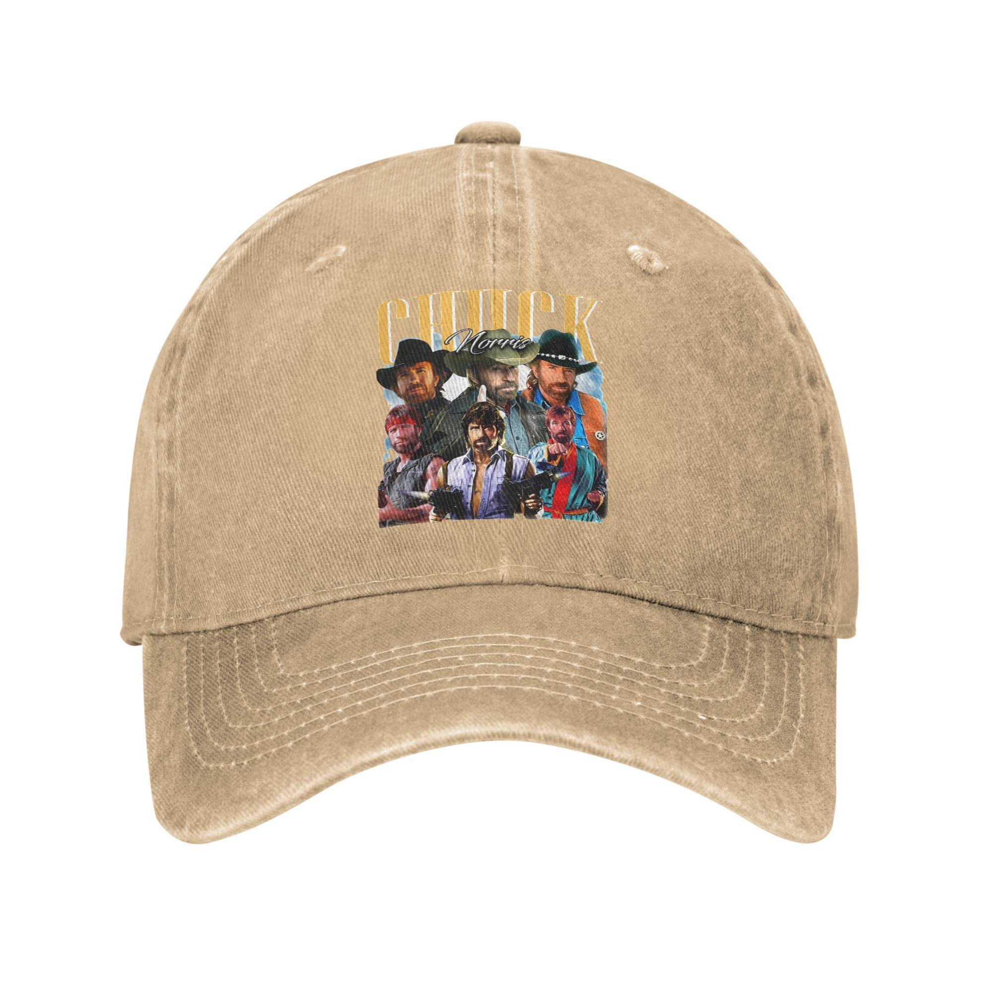 

Vintage Chuck Norris Actor Baseball Caps Men Women Distressed Denim Washed Snapback Cap All Seasons Travel Adjustable Caps Hat One Size хаки