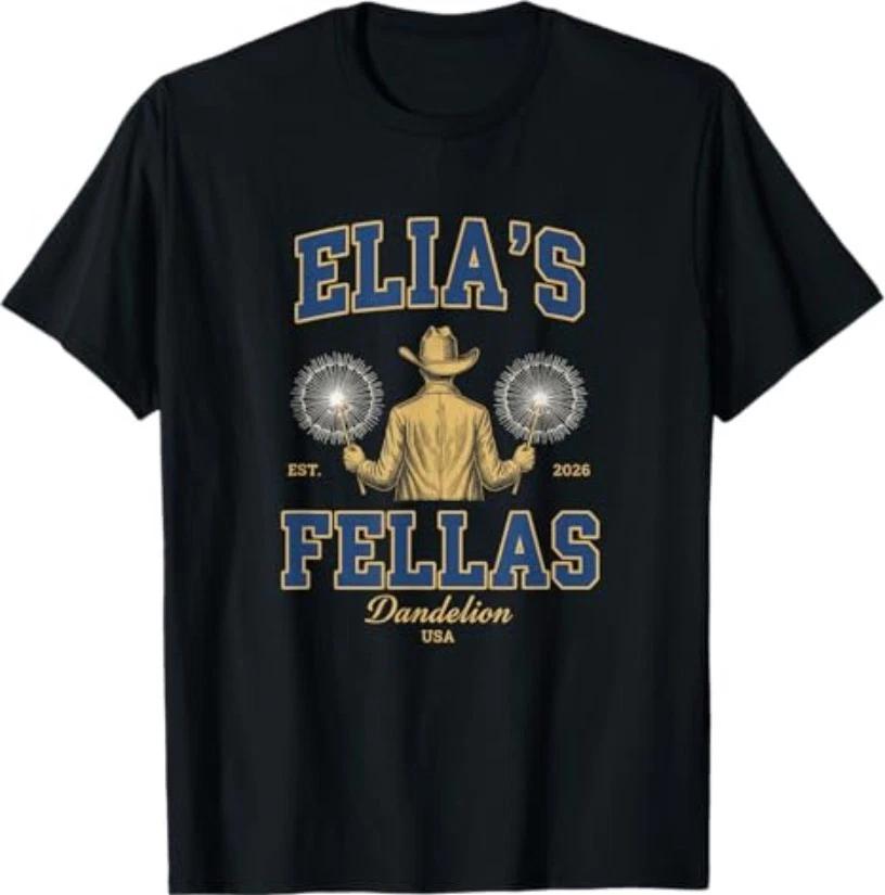 Elia s Fellas Dandelion USA Funny Western Fella T-Shirt M