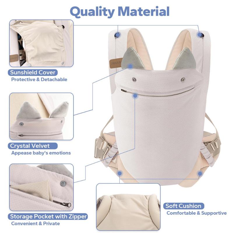 Baby Carrier for Going Out, Simple and Easy To Use, Front and Back Dual-purpose, Shoulder-type, Front-holding Baby Back, Multifunctional Baby Carrier