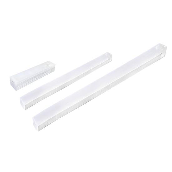 10/20/30CM LED PIR Motion Sensor Light USB Rechargeable Wireless Night Light Bedroom Kitchen Cabinet Wardrobe Staircase Hallway Ultra Slim Lamp