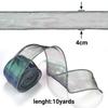 Fishtail Yarn Silk Organza Ribbon 4CM Flower Baking Gift Packaging Apparel Craft Supplies DIY Sewing Fabric Clothing Accessories