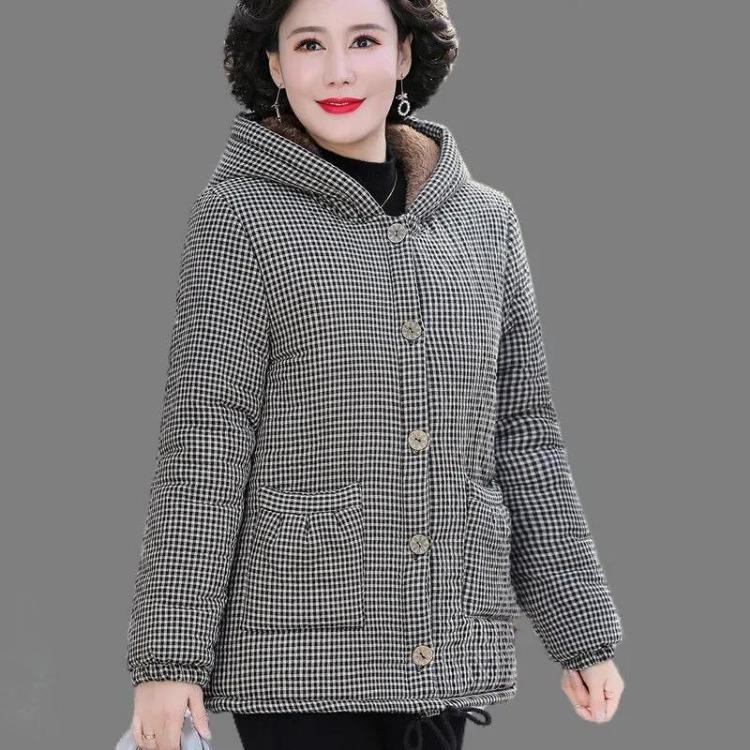 Women Winter Warm Thickening Short Jacket Large Size Coat