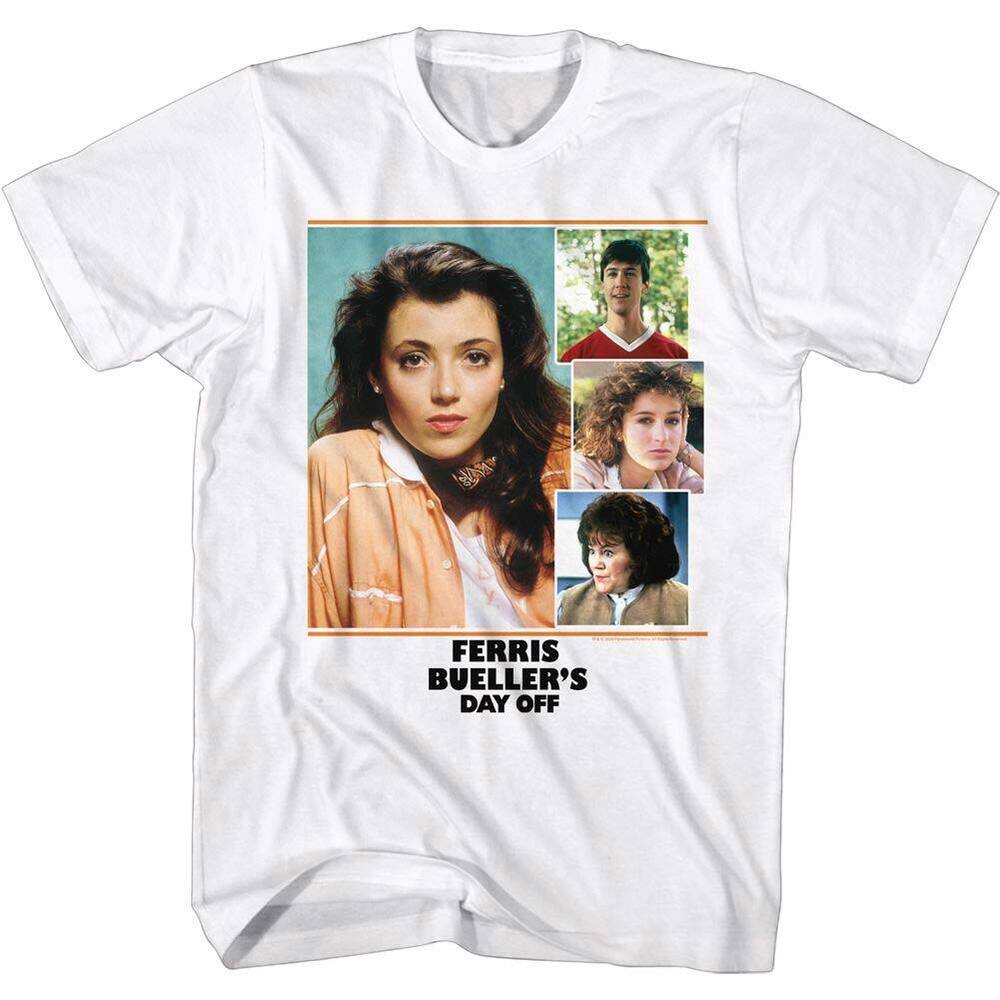 

Ferris Beullers Day Off Sloane Collage White Unisex T-shirt