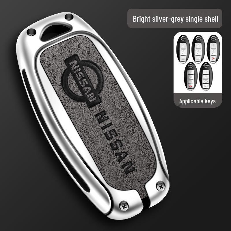 Nissan Schlüsseletui für Sylphy, Qashqai, X-Trail, Teana, N7, Tiida - Vollabdeckung