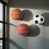 Wall Ball Holder Metal Football Display Stand Wall Mount Multifunctional Ball Storage Holder For Den Living Room Dormitory