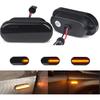 2x Sequential LED Side Marker Turn Signal Light (Smoked Lens) | for VW Golf 4 3 MK4 MK3 Polo Passat 3BG Sharan Bora Lupo Vento for Skoda Octavia for