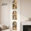 2D Archway Decals 3Pcs Arched Flower Wall Stickers, Boho Style Floral Plant Decals, Self Adhesive PVC Peel And Stick Wallpaper for Waterproof Stickers